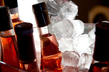 ros&eacute; wines in Italy many bottles