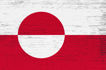 Distressed Greenland flag background