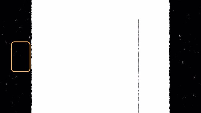 Vintage Super 8 mm cinema movie. Retro style overlay 4k Animation