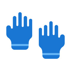 Obraz premium Gloves Vector Flat Icon Design