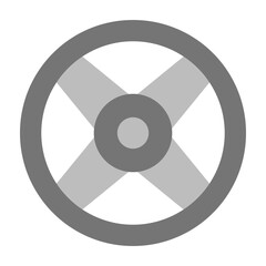 Obraz premium Weight Plate Vector Flat Icon Design