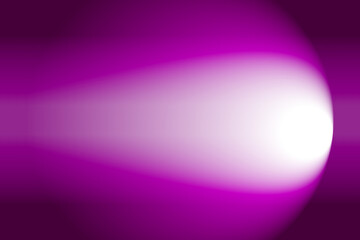 Bright white light shining through purple background
