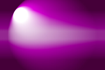 Bright spotlight shining down on stage