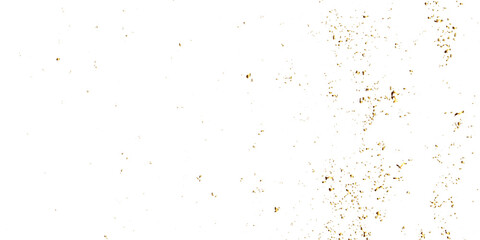 Minimal white abstract texture layered with organic brown speckles, noisy orange sand grunge, and flowing gold confetti sparkles that create a radiant celebratory visual atmosphere
