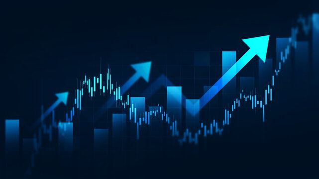 Trade business analytics graph and financial chart investment. Stock market investment trading graph and crypto currency.	
 - Powered by Adobe