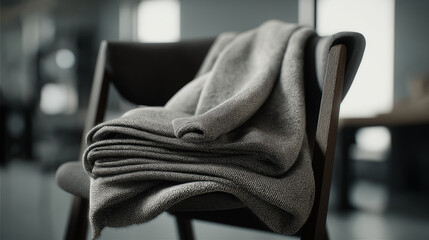 A multi-purpose visual content highlight autumn-winter textile collection: cozy greys & warm wools – linens, polar fleece towels, scarves, and woven fabrics.