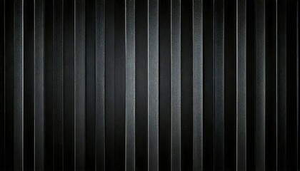 Black Corrugated Metal Background with Galvanized Steel Texture Surface