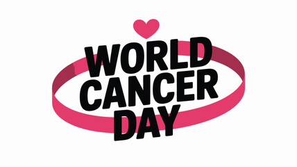 Celebrate world cancer day Vector