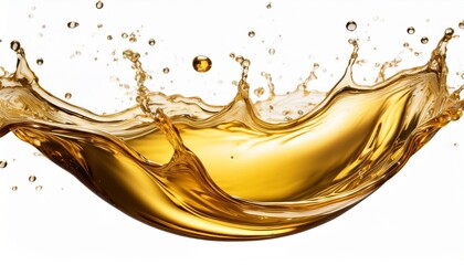 golden oil splash cut out
