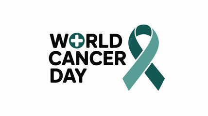 World cancer day awareness Vector
