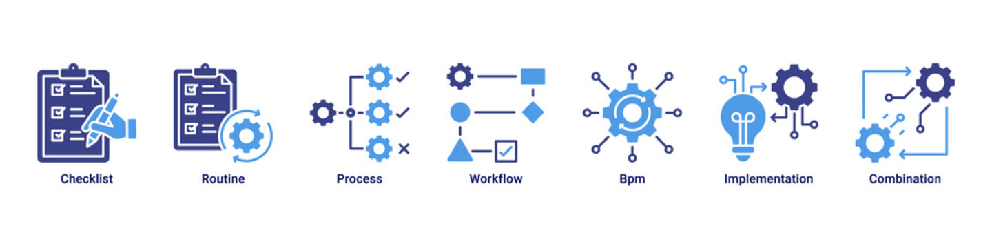 Workflow Control banner highlighting structured processes, routine management, and effective implementation flow