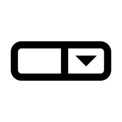 drop-down button icon