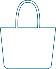 Women handbag icon with purse bag tote clutch shoulder styles in flat and line design, fashion accessory outline illustration for shopping retail UI branding