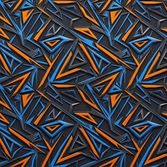 Geometric pattern with triangles and sharp edges