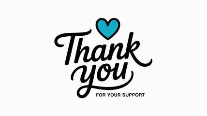 A heartfelt thank you message expressing deep gratitude and appreciation for unwavering support