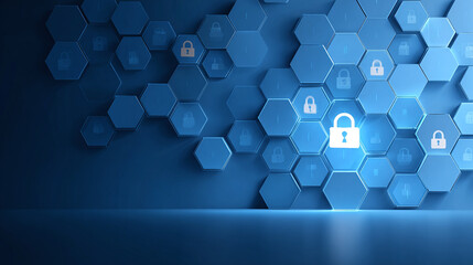 technology background of global network concept and cyber security