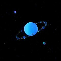 Candy Gravity: Sweet Crystals Orbiting a Liquid Light Planet