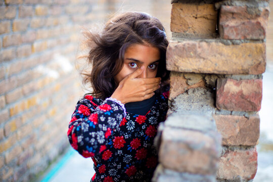 Cute Malalai Jan, a Pashtun Girl indoor natural shots.