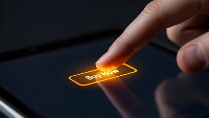 Mobile payment checkout process with secure buy now button