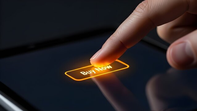 Mobile payment checkout process with secure buy now button
