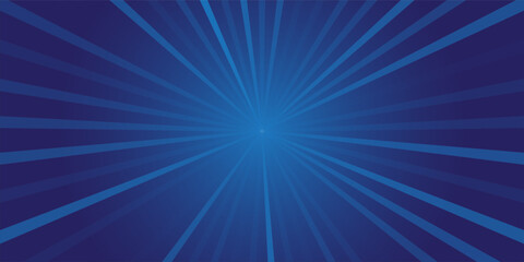 blue rays speed lines in bright pop art style. Blue streaks radiating from center, creating exciting superhero action look.
