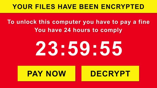 Screen locking ransomware - ransom message