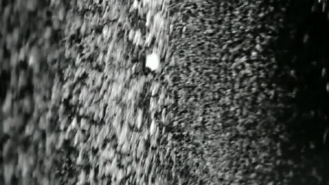 Captivating Gradual Dolly-Out Action of Textured Surface in Monochrome, Artistic Close-Up View, Abstract Concept