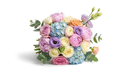 Vibrant Floral Symphony: A stunning bouquet of blossoms. Featuring a captivating display of colorful flowers. Each petal whispers tales of nature's beauty and the artistry of floristry. 