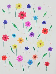 seamless pattern with flowers