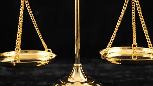 Golden Scales of Justice
