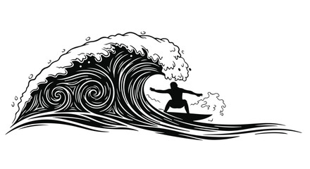 silhouette of a girl with a sword