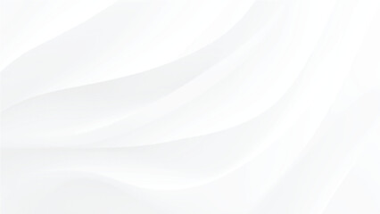 Obraz premium Abstract white background with smooth curved lines