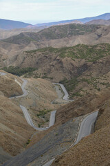 Les montagne de l'Atlas au Maroc