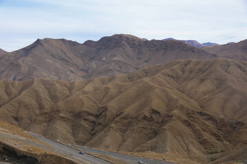 Les montagne de l'Atlas au Maroc