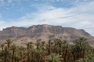 Les montagne de l'Atlas au Maroc
