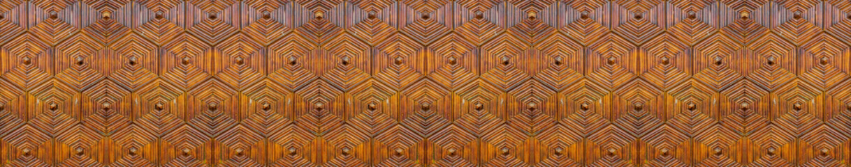 Rustic brown wooden door texture