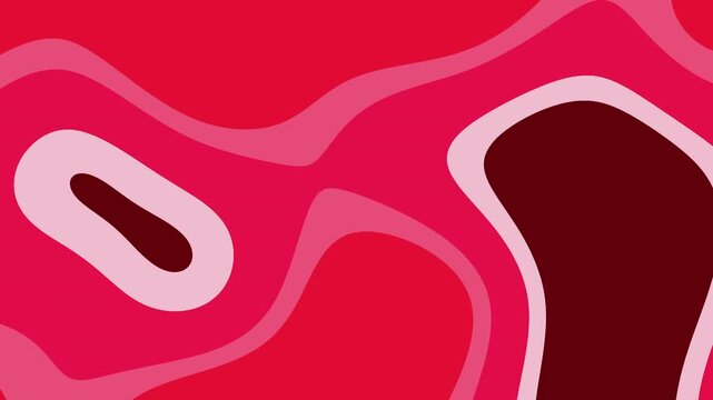 Minimalist Radiant Red Liquid Motion Graphics Background