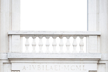 Naklejka premium Beautiful balcony isolated