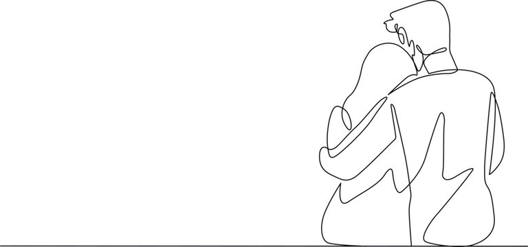Person sitting and thinking Vector