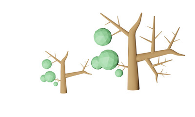 green tree with green leaves