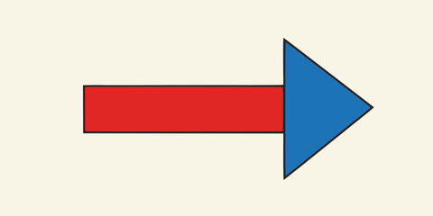 Neo Minimalist Modern UI Navigation Arrow