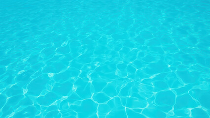 Obraz premium Clear turquoise water with shimmering sunlight reflections
