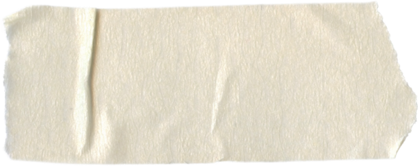 Adhesive washi crumpled paper tape isolated element. Craft scrapbooking transparent element with grunge texture. Torn ripped note memo sticker 