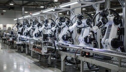 Advanced Robotics in Automated Manufacturing Assembly Line