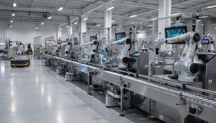 Advanced Robotics and Automation in Modern Manufacturing Facility