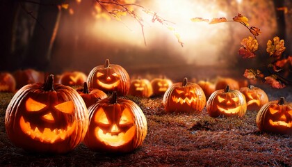 Halloween Spookey Pumpkins Season Wallpapers