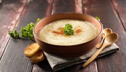 Bowl Of Semolina Porridge