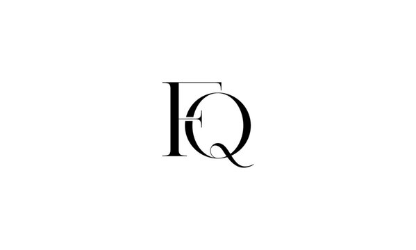 FQ initial logo or FQ monogram