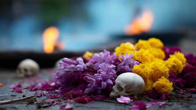 hindu cremation ground