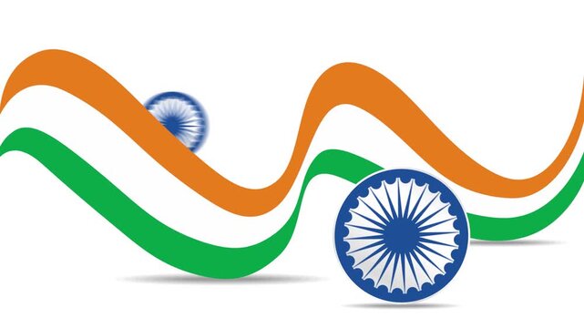Happy Republic day of India celebration short video.